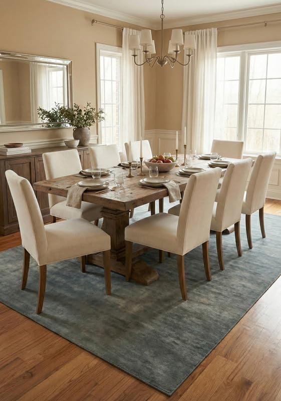 Liso Ash Grey solid hand-tufted wool rug, view 2