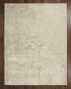Liso Ivory solid hand-tufted wool rug, view 5