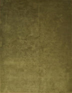 Liso Olive solid hand-tufted wool rug, view 6