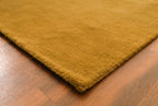 Liso Gold solid hand-tufted wool rug, view 4