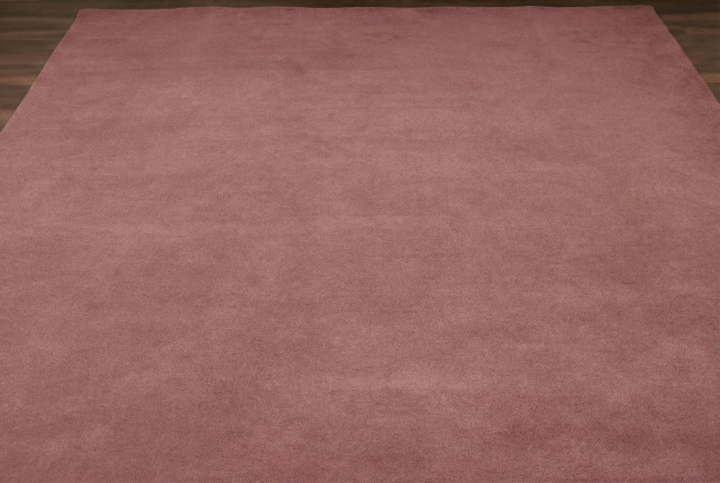 Liso Blush solid hand-tufted wool rug, view 5