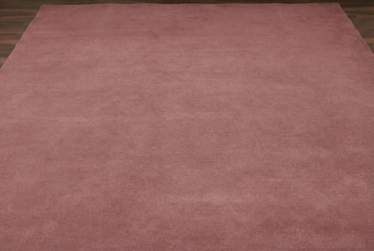 Liso Blush solid hand-tufted wool rug, view 5