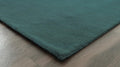 Liso Teal solid hand-tufted wool rug, view 1