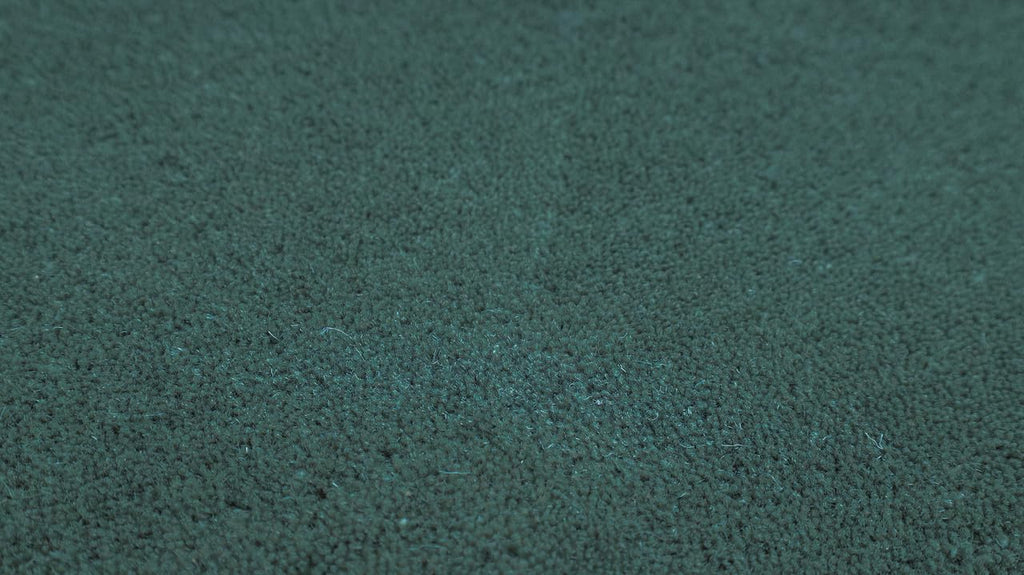 Liso Teal solid hand-tufted wool rug, view 5