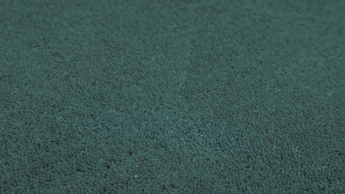 Liso Teal solid hand-tufted wool rug, view 5