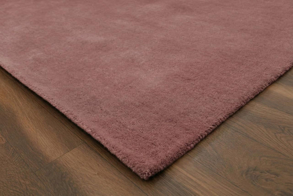 Liso Blush solid hand-tufted wool rug, view 7