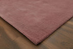 Liso Blush solid hand-tufted wool rug, view 7