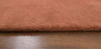 Liso Mocha Mousse solid hand-tufted wool rug, view 4
