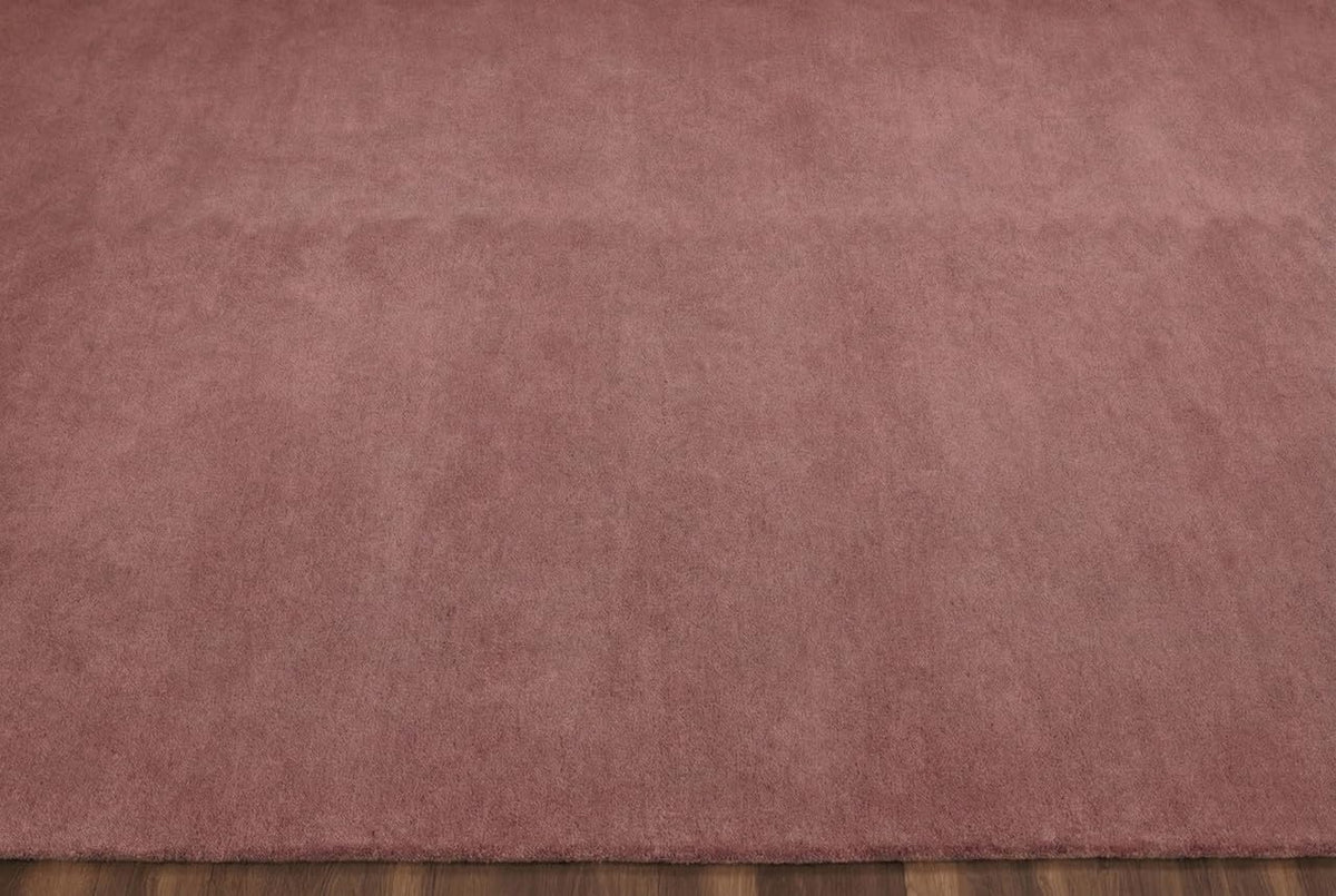 Liso Blush solid hand-tufted wool rug, view 3