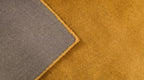 Liso Gold solid hand-tufted wool rug, view 3