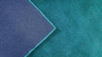 Liso Turquoise solid hand-tufted wool rug, view 3
