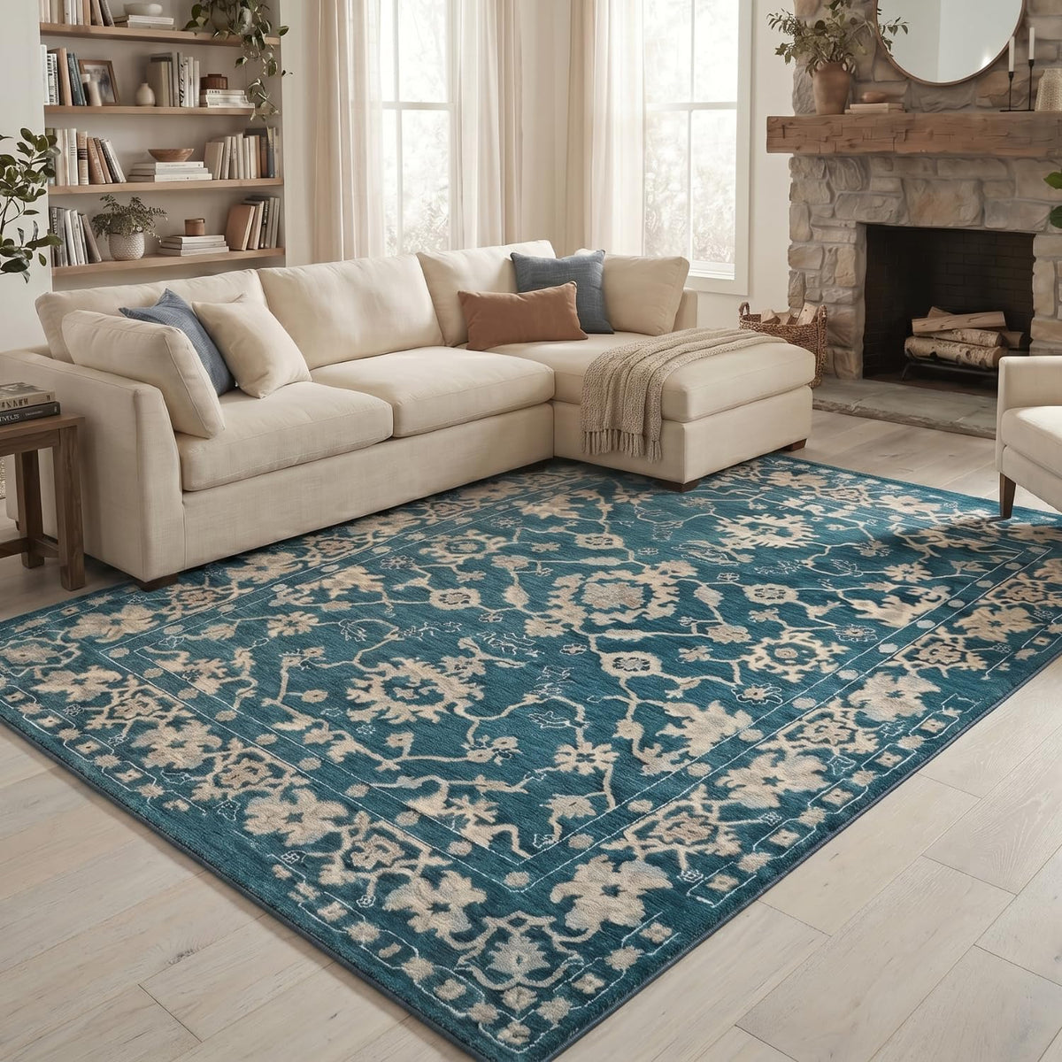 Selene Transitional Oushak Rug, view 1