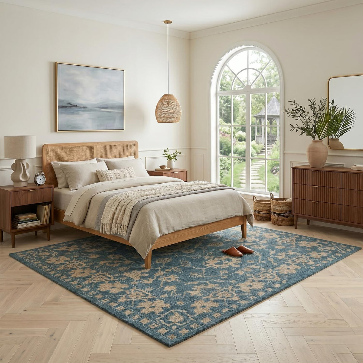 Selene Transitional Oushak Rug, view 3