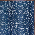 Antelope Print Wool Rug — Navy Blue, view 1