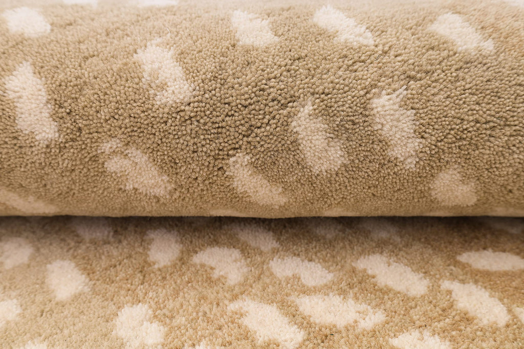Antelope Print Wool Rug — Natural, view 6