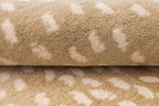 Antelope Print Wool Rug — Natural, view 6