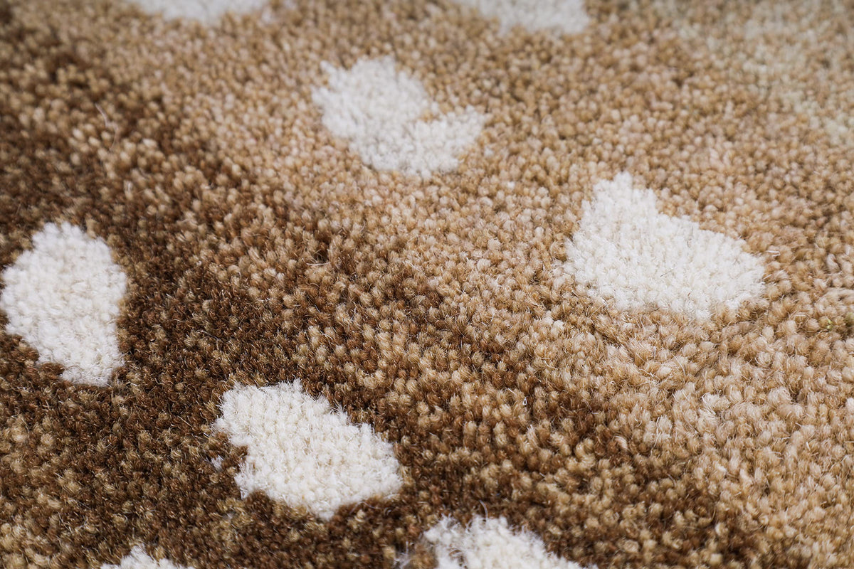 Antelope Print Wool Rug — Natural, view 3