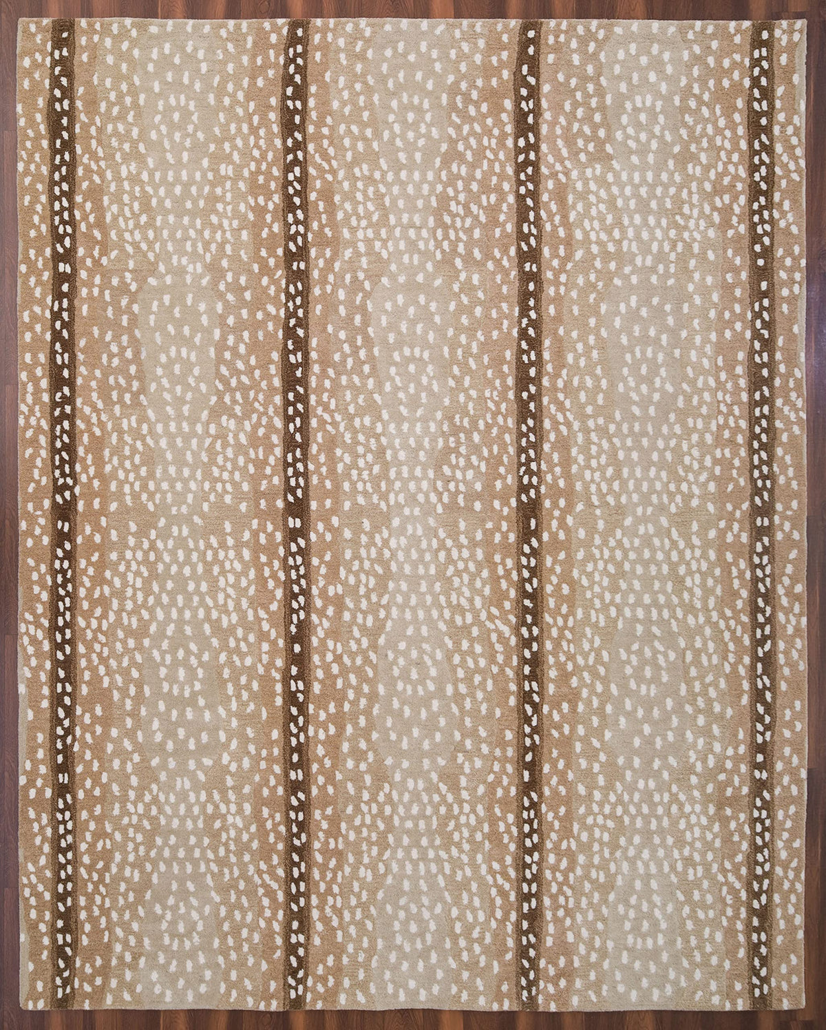 Antelope Print Wool Rug — Natural, view 7