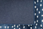 Antelope Print Wool Rug — Navy Blue, view 5