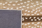 Antelope Print Wool Rug — Natural, view 5